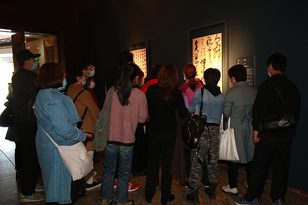 “中国力量”——全国扶贫书法大展现场