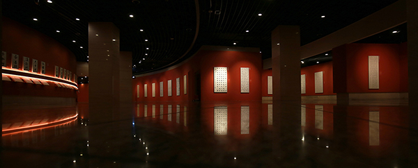 “中国力量”——全国扶贫书法大展展厅
